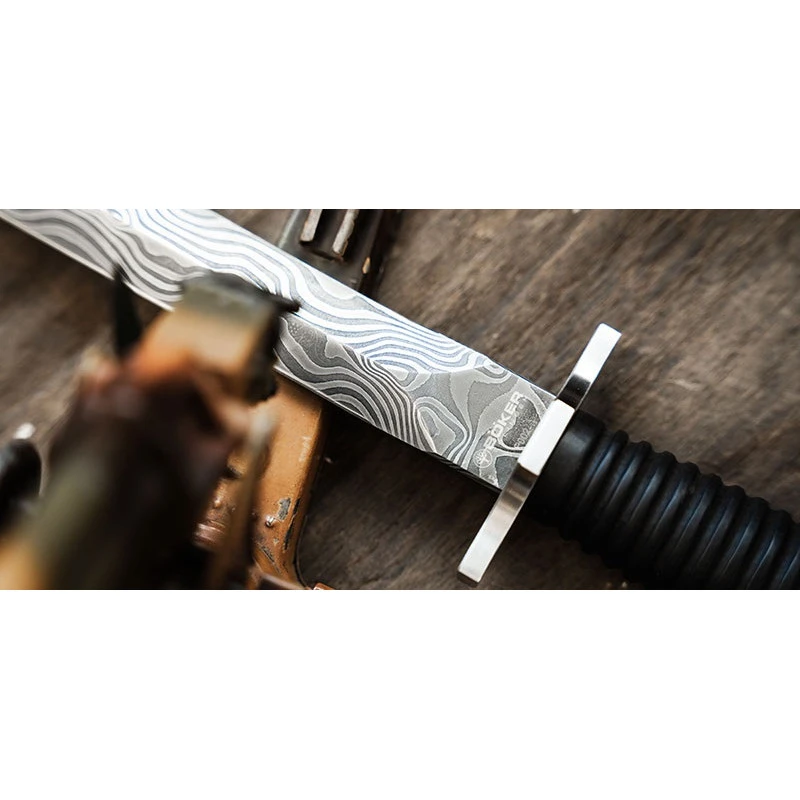 Böker Solingen Acht-Acht Flak Damast 5 Böker Solingen Acht-Acht Flak Damast – Image 3