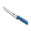 Couteau à Saigner Victorinox Lame Dos Droit Fibrox Bleu -Le Couteau couteau a saigner victorinox lame dos droit fibrox bleu