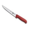 Couteau à Saigner Victorinox Lame Dos Droit Fibrox Rouge -Le Couteau couteau a saigner victorinox lame dos droit fibrox rouge