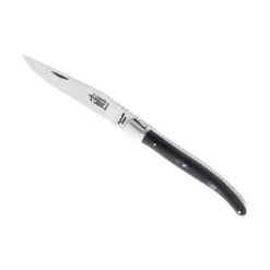Couteau Laguiole G.David Corne Mitre Inox Mat 12cm Carbone