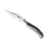 Couteau Laguiole G.David Façon Corne Noire Mitre Inox 12cm -Le Couteau couteau laguiole gdavid facon corne noire mitre inox 12cm
