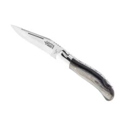 Couteau Laguiole G.David Façon Corne Noire Mitre Inox 12cm