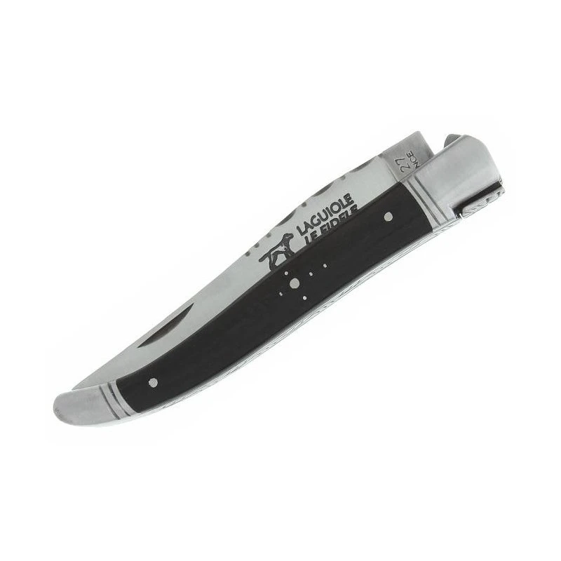 Couteau Laguiole Le Fidèle ébène 12cm Inox 5 Couteau Laguiole Le Fidèle ébène 12cm Inox – Image 3