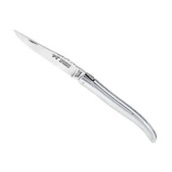 Couteau Laguiole Le Fidèle Plein Manche Alu Brillant 12cm Inox