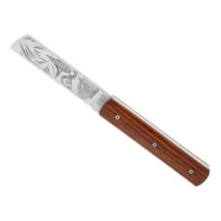 Couteau Le Fidèle 20/20 Cocobolo 11cm Inox Décor Aigle